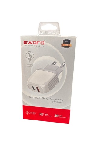 Sword Sw-q3pd 20w Hızlı Şarj Başlığı Usb-pd