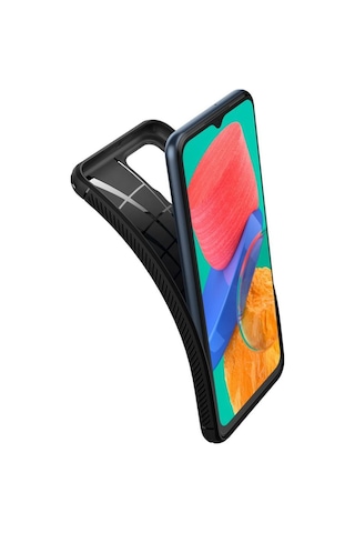 Spigen Galaxy M33 5g İle Uyumlu Kılıf Rugged Armor Black Siyah