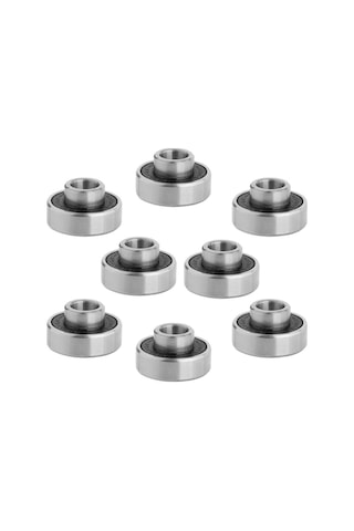 Trendooze Tekerlek Siyah Rulmanı Parça Metal Longboard Kaykay Entegre 8x22x7 8 Gf Siyah