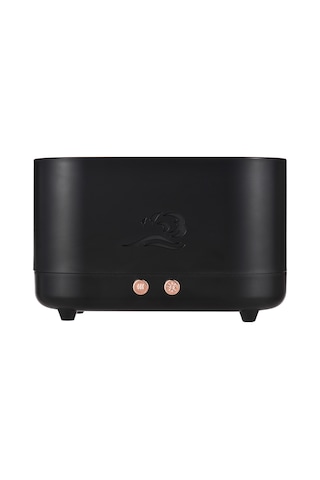 Vkemall Siyah Usb Ev Ofis Kullanıma Uygun 225ml 5v Otomatik Kapanma Korumalı Renkli Alevli Uyumlaştırıcı Aromaterapi Spreyleyici