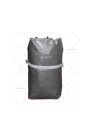 Branda Taşıma Çuvalı 50x40 100cm Kapaklı,Ipli ,Cepli 170gr. GÜMÜŞ