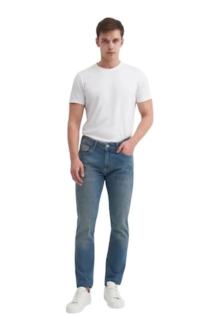 Cazador Erkek Kot Pantolon 0704 Parker Normal Bel Dar Paça Slim Fit Yeşil