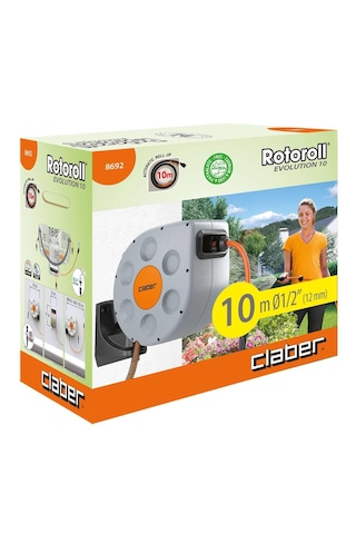 Claber 8692 Rotoroll Kasetli Hortum Makarası