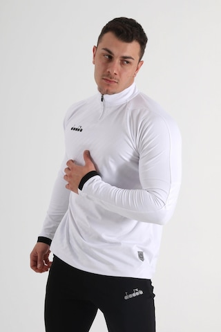 Diadora Elite Antrenman Eşofmanı Tek Üst Beyaz