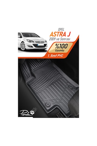 Siyah Opel Astra J 2009- Sonrası 4d Havuzlu Paspas Takımı