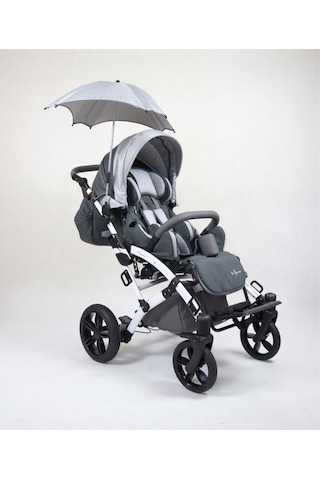 Mywam Mewa Engelli Çocuk Puseti Full Aksesuarlı Gri