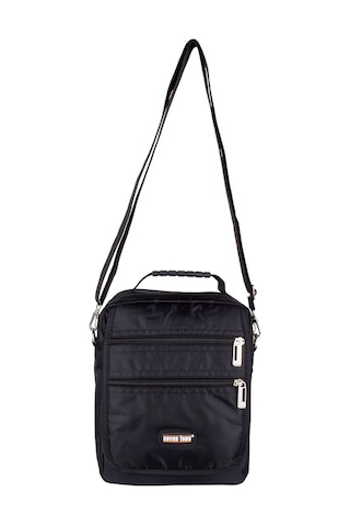 Seventeen 2210 Çok Gözlü Erkek El Ve Omuz Askılı Çanta Siyah
