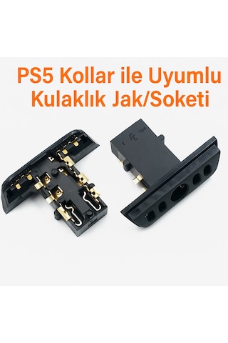 Ps5 Kollar İle Uyumlu 3,5mm Kulaklık Jakı Soketi