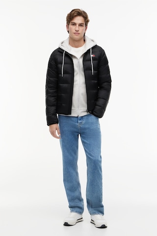 Tommy Hilfiger Tjm Lıght Down Packbl Jacket Ext Erkek Siyah Mont - Dm0dm23231