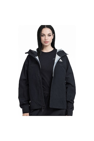 Nike Acg Morpho Storm Fit Adv Loose Fit Rain Jacket Bol Kesim Kapüşonlu Suitici Spor Ceket Siyah Siyah