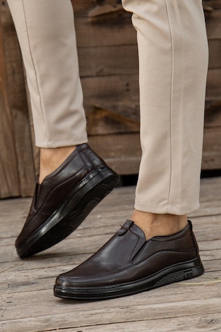 Daxtors D0367 Günlük Ortopedik Erkek Casual Ayakkabı Kahverengi