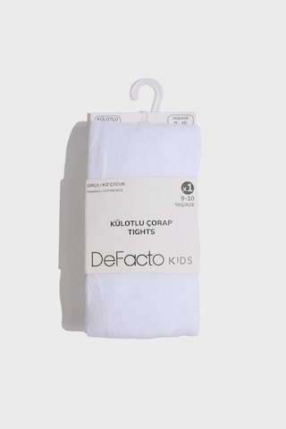Defacto Kız Çocuk Pamuklu Külotlu Çorap G6407a8nswt1 Beyaz-wt1