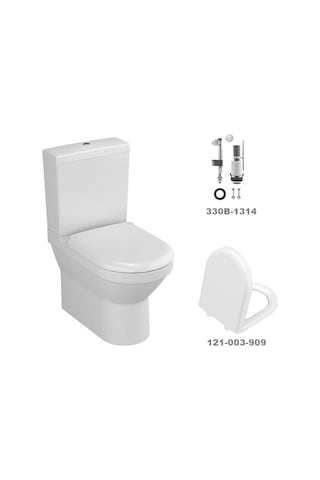 VitrA S50 Klozet Takımı + VitrA Soft Kapak + Basmalı İç Takım