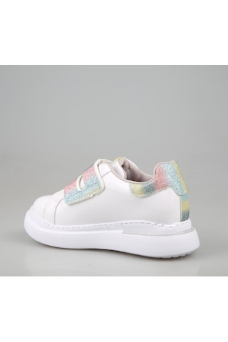 Bücür Ortopedi 502 Barbili Beyaz Çocuk Sneakers Beyaz