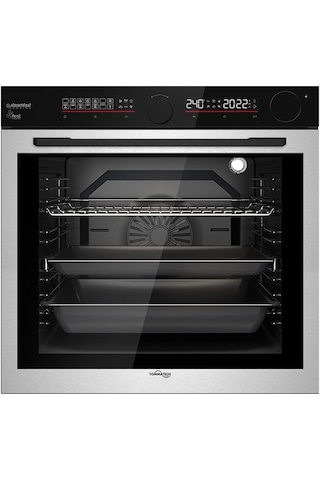 Tommatech TAF6001IS Ankastre Elektrikli Fırın 60 CM Inox Cam