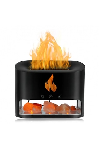 Şömine Hava Nemlendiricisi 4 Renkli Alevli Ve Doğal Taş Hediyeli