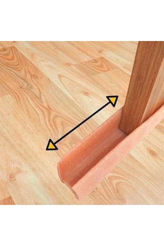 4 Adet Kapı Toz Rüzgar Önleyici Isı Yalıtımı Sağlayan Sızdırmaz Strafor Çok Renkli