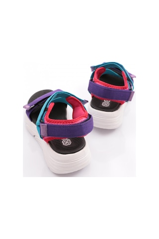 Dgn Ss0001-0178 Kadin Cirtli Sandalet Mavi Mor