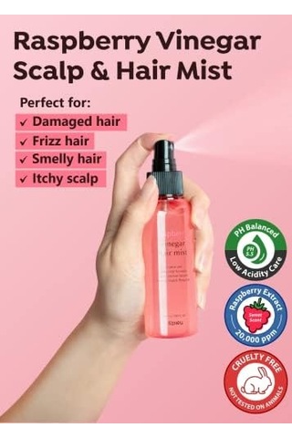 A'pıeu Saçlara Parlak Görünüm Veren Ahududu Kokulu Sirkeli Saç Misti A'pıeu Raspberry Vinegar Hair Mist Açık