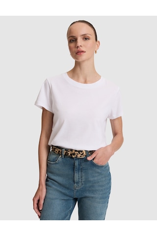 Pierre Cardin Kadın Beyaz Tişört Basic 50325474-vr013