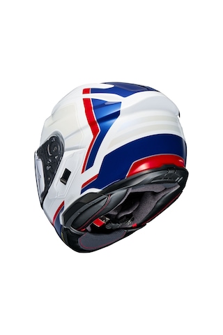 Shoeı Gt-Air 3 Realm Tc-10 Motosiklet Kaskı Beyaz - Kırmızı - Mavi 2XL