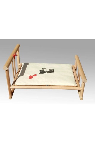Minderli Karyola Natural Basic Kedi Yatağı 61 x 34 x 40 CM