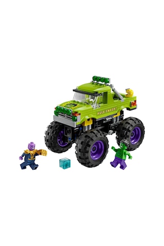 LEGO® ǀ Marvel Hulk Kamyonu, Thanos'a Karşı 76312 - 7 Yaş ve Üzeri Çocuklar için Süper Kahraman İçeren Yaratıcı Oyuncak Yapım Seti (229 Parça)