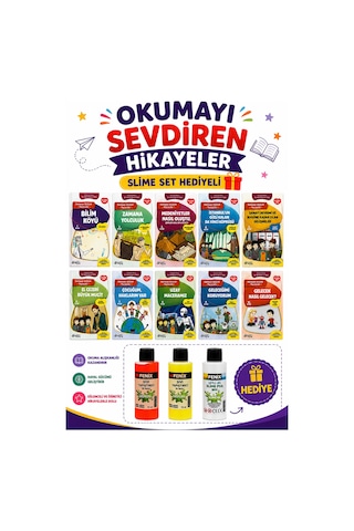 3.ve 4.sınıflar İçin Dünyanın Değişim Yolculuğu Seti Slime Set Hediye