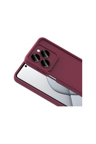 Tecno Spark 20 Kılıf Kamera Korumalı Zore Ananas Kapak Koyu Yeşil