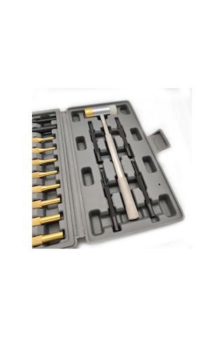 Yifomall 15 Parça Çelik Ve Pirinç Zımba Seti - Saat & Takı Tamiri İçin Çift Taraflı Çekiçli Profesyonel Takım