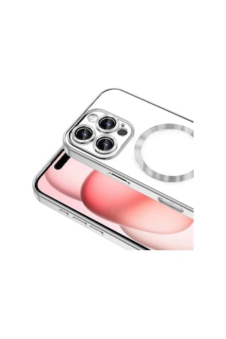 Apple Uyumlu iPhone 16 Pro Kılıf Kamera Korumalı Magsafe Wireless Şarj Özellikli Demre Ka Lila Lila