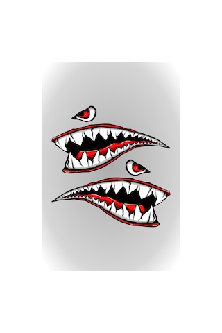 19 X 10 Cm Köpek Balığı Shark Sticker Motor Araba Kask Laptop Sticker