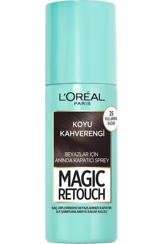 L'oréal Paris Magic Retouch Beyaz Dipleri Kapatıcı Sprey - Koyu Kahverengi