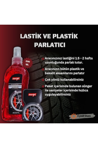 Lastik Ve Plastik Parlatıcı