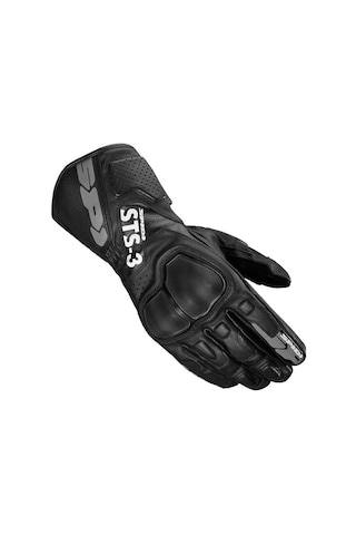 Spidi Sts-3 Korumalı Uzun Motosiklet Eldiveni Siyah