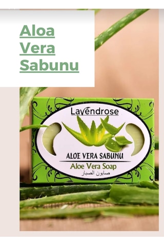 Lavendrose Aloe Vera Sabunu - %100 Doğal Aloe Vera El Sabunu