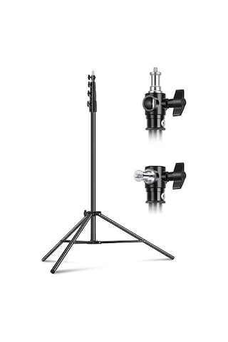 Ayex Gp-400 Alüminyum Işık Ayağı 400 Cm, Hava Dampersiz, 8 Kg Taşıma Kapasiteli