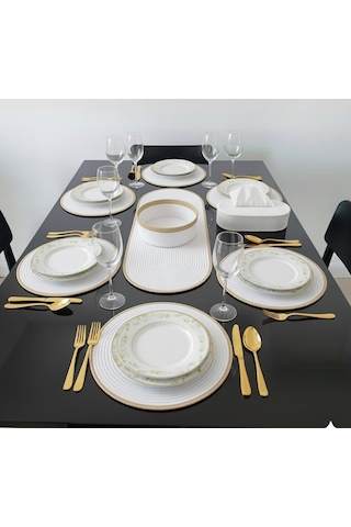 Servis Takımı Ameıkan Serıs Takımı Supla Takımı Jut Ip Halat Ip Kordon Ip Beyaz