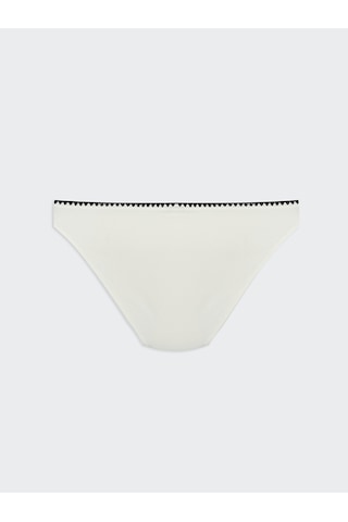 Lcw Dream Ekru Düz Brazilian Bikini Alt