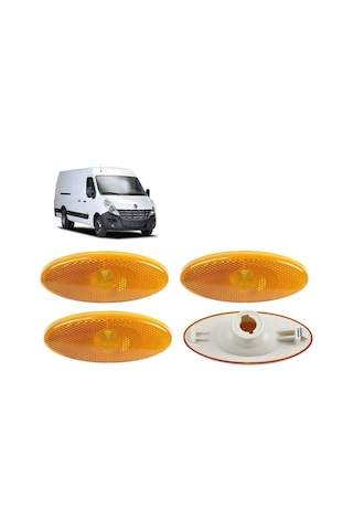 Renault Master Yan İşaret Lambası Side Marker 4 Adet 2010-2018