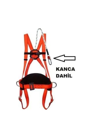 Vento Paraşüt Tipi Emniyet Kemeri - Karabina - Halat Vento Paraşüt Tipi Emniyet Kemeri - Karabina - Halat