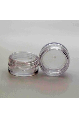 Krem Kutusu 5 Ml 20 Adet Boş Şeffaf Plastik Şişe