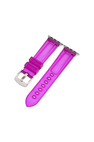 E2M Apple Uyumlu Watch 42-44mm KRD-23 Transparent Eflatun