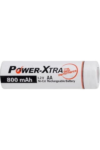 Power-Xtra 800 mAh Başsız AA Ni-CD Şarj Edilebilir Kalem Pil