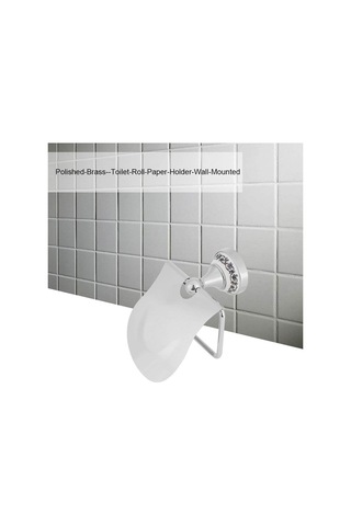 Su Geçirmez Ön Yüzeyli Duvara Monte Klasik Banyo Tuvalet Kağıdı Rulosu Tutucu Mavi Ve Beyaz Porselen Desenli Diğer