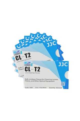 JJC CL-T2 Lens Cleaning Paper Temizlik Kağıdı 10'lu 500 YP
