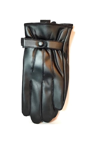 Erkek Suni Deri Eldiven Dokunmatik Ekran Uyumlu 18K06