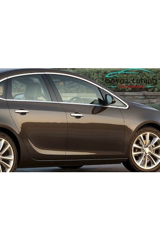 Opel Astra J Sedan Cam Çıtası Çerçevesi Kromu Nikelajı Komple