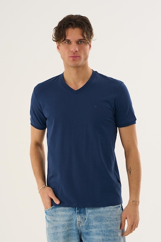 Alexander Gardi V Yaka Basic T-shirt Lacivert