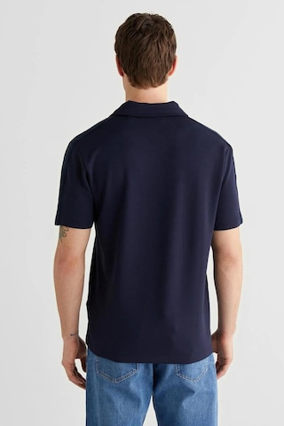 Gant Erkek Lacivert Regular Fit Şerit Detaylı Polo Yaka T-shirt-14855